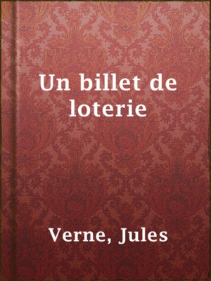 cover image of Un billet de loterie